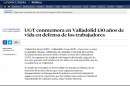 UGT 130 aniversario