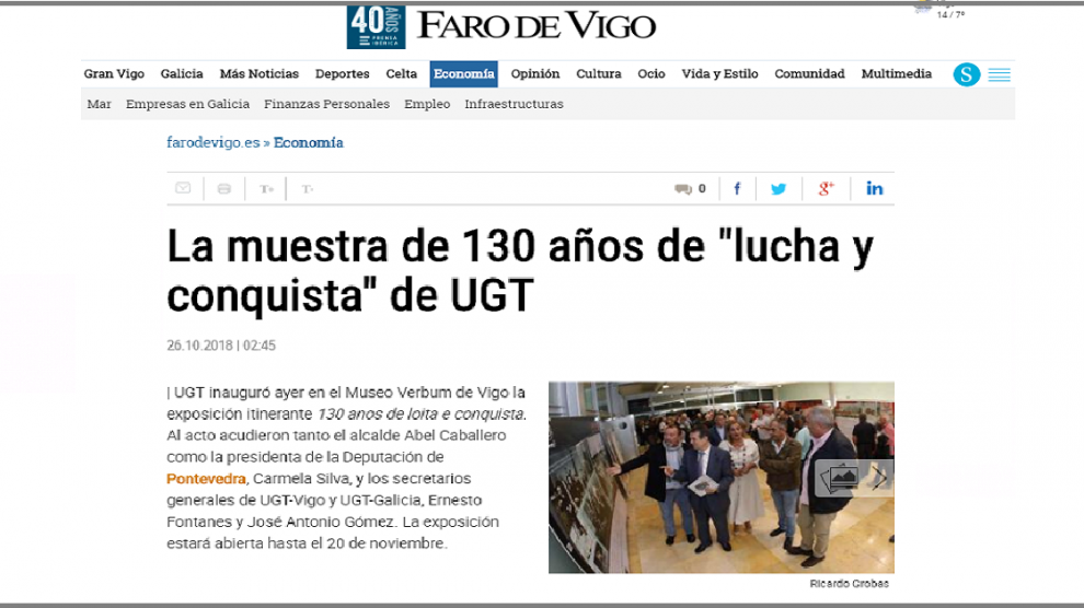 130 aniversario de UGT