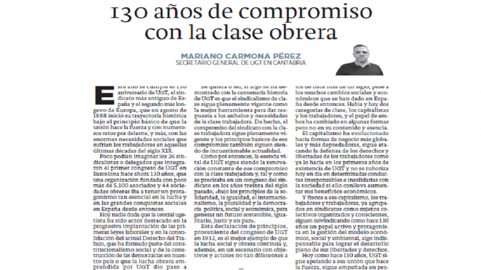 130 aniversario UGT