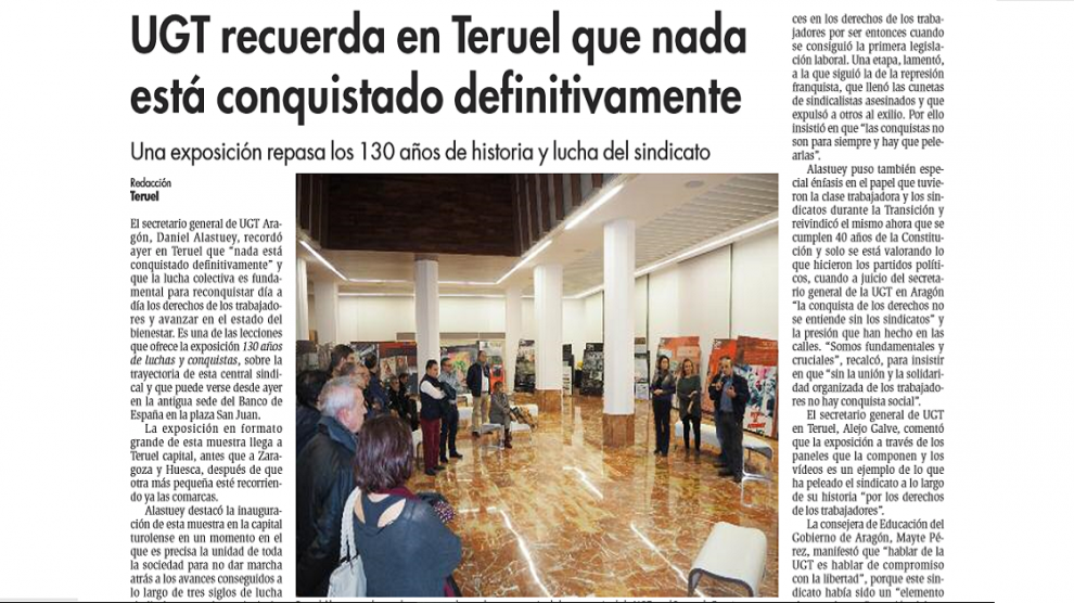 130 Aniversario de UGT