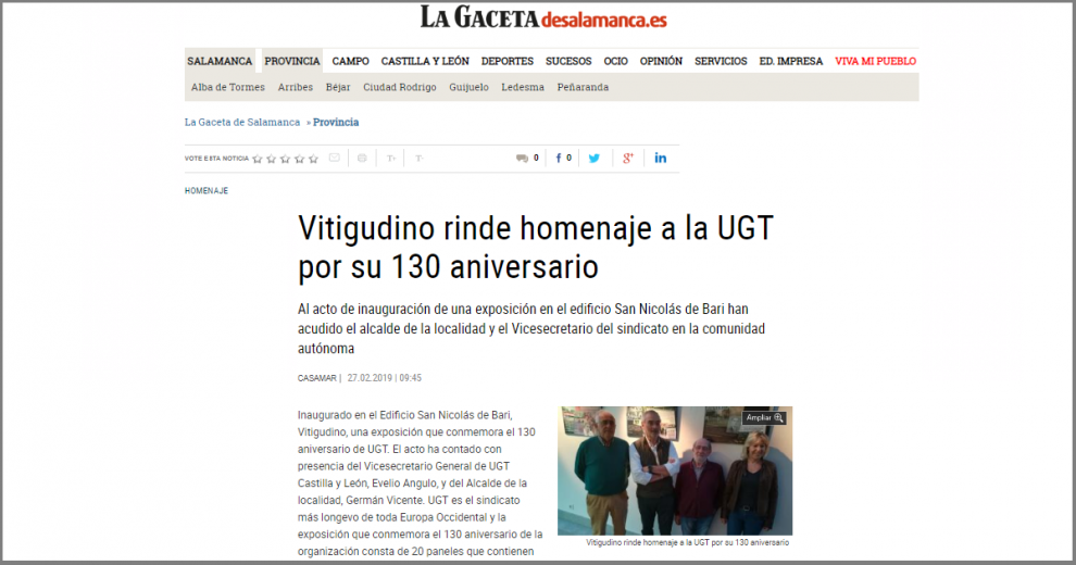 130 años UGT